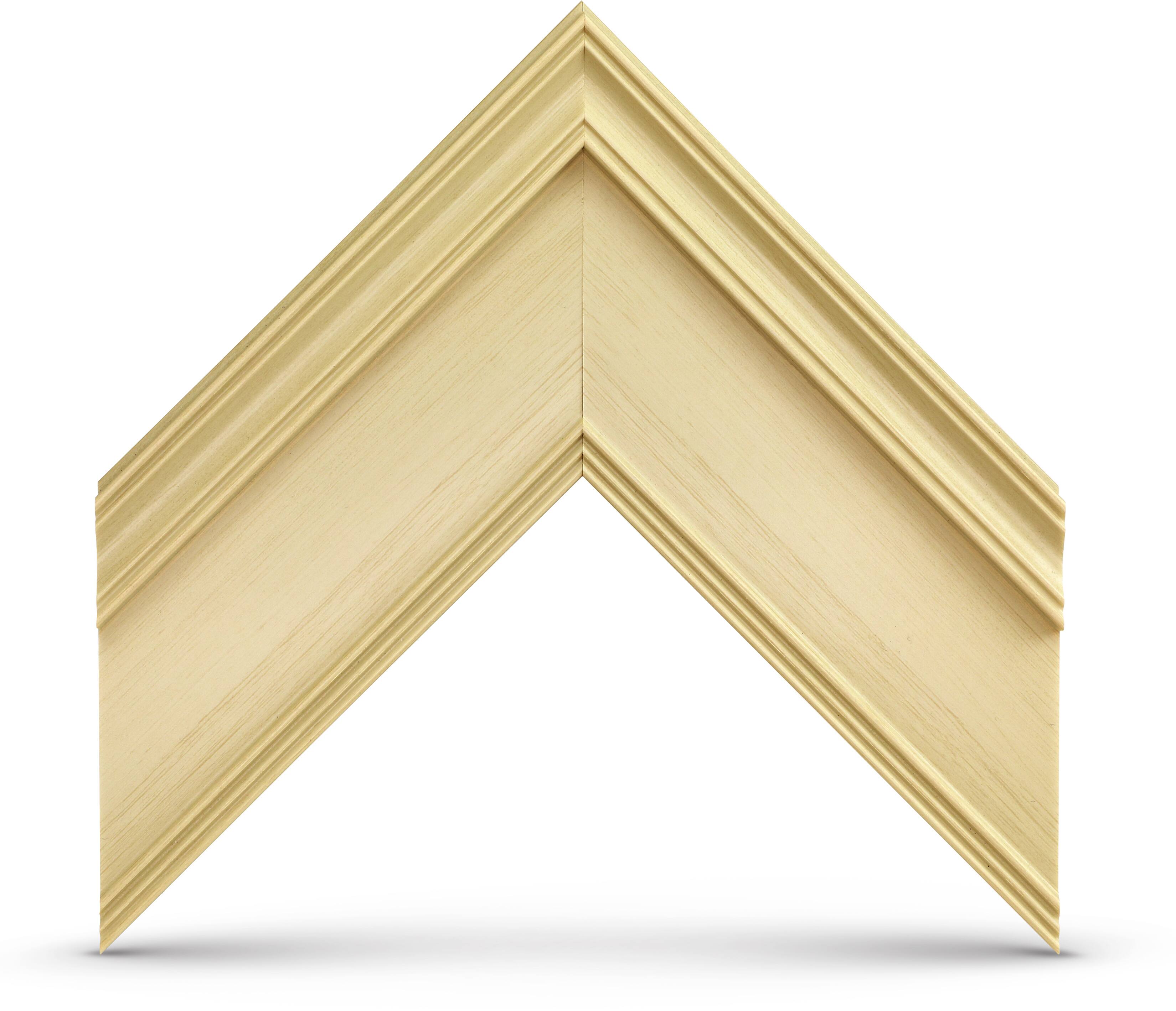 Alt View 11. Deco TV Frames - Premiere Bezel for Samsung the Frame TV - 43" - Antique White.