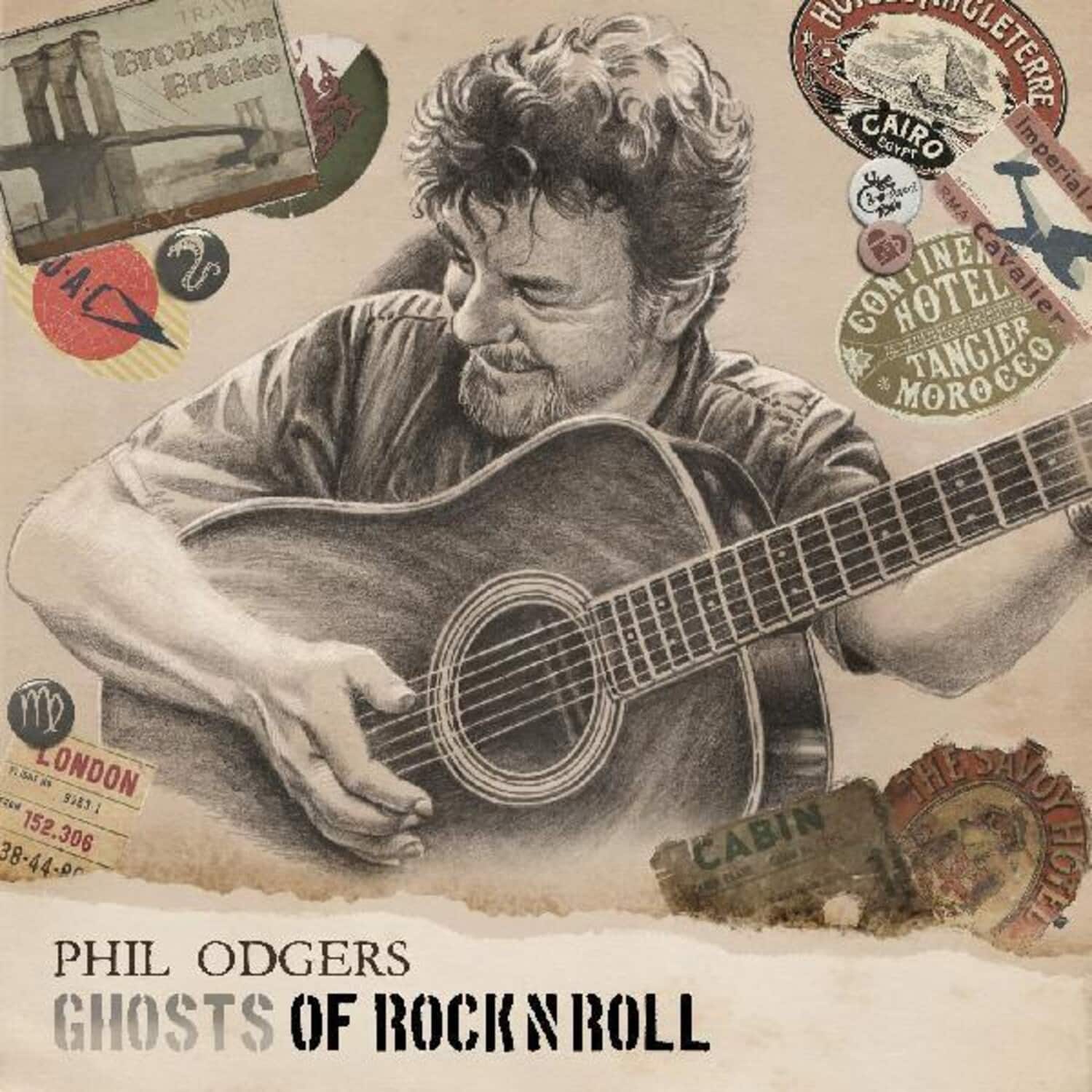 Phil Odgers - Ghosts Of Rock N Roll   - VINYL LP price history on PriceWatchPro