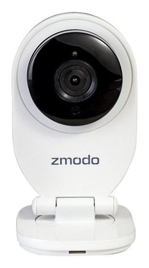 Zmodo - EZCam Wireless High-Definition Video Monitoring Camera - Ivory - Larger Front