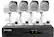 Front. Zmodo - 4-Channel, 4-Camera Indoor/Outdoor High Definition Security System - Black/White.