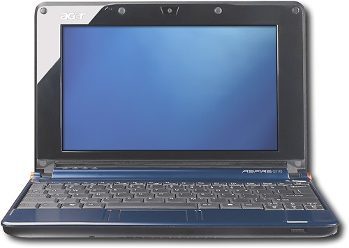 Escritura Sistemáticamente Cuota de admisión Best Buy: Acer Aspire One Netbook with Intel® Atom™ Processor N270 Blue  AOA110-1588