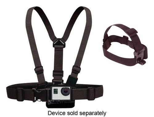 Front Standard. DLC - Chest Harness and Helmet Strap Kit for Most GoPro HERO Cameras.