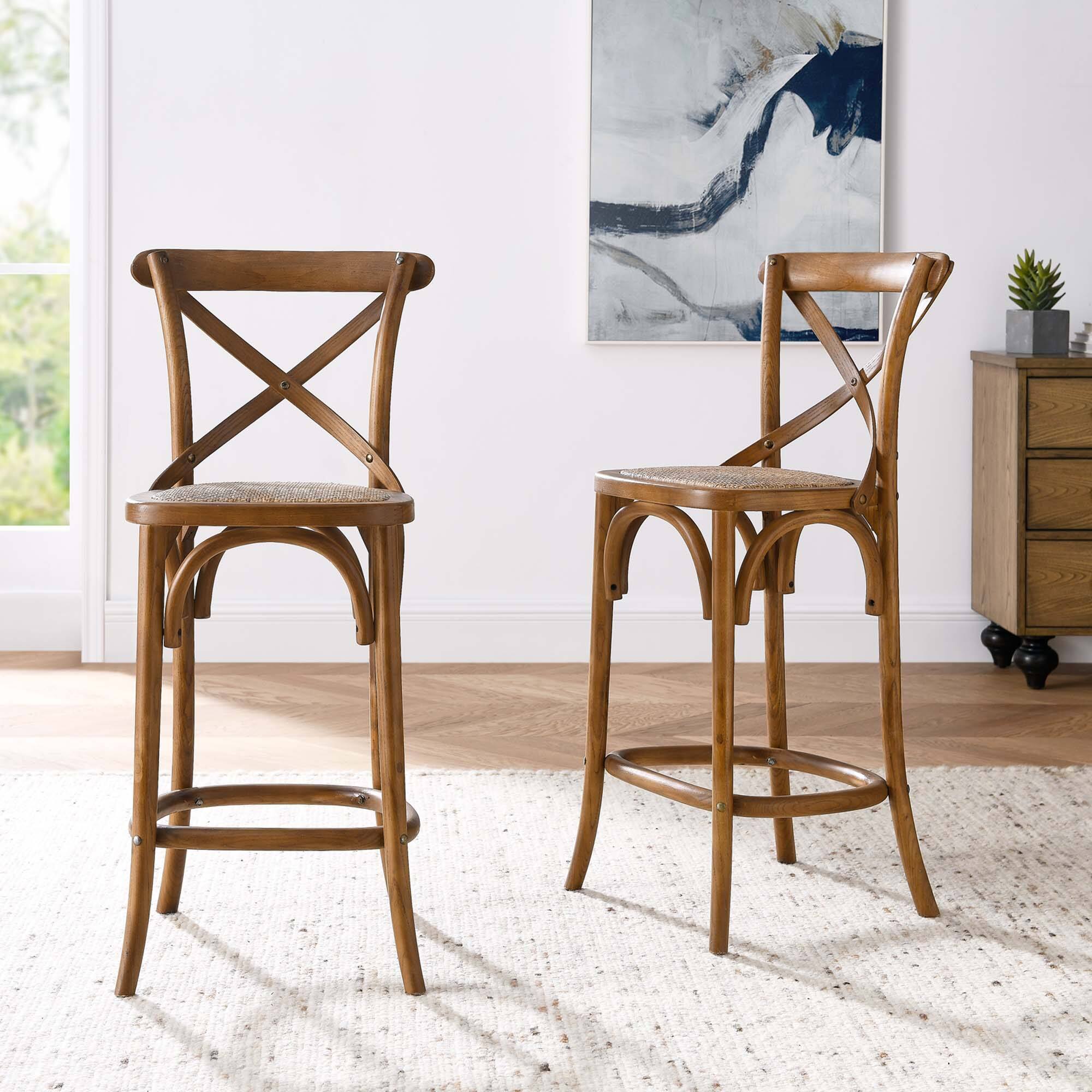 Alt View 6. Modway - Gear Counter Stool by Modway - Brown.