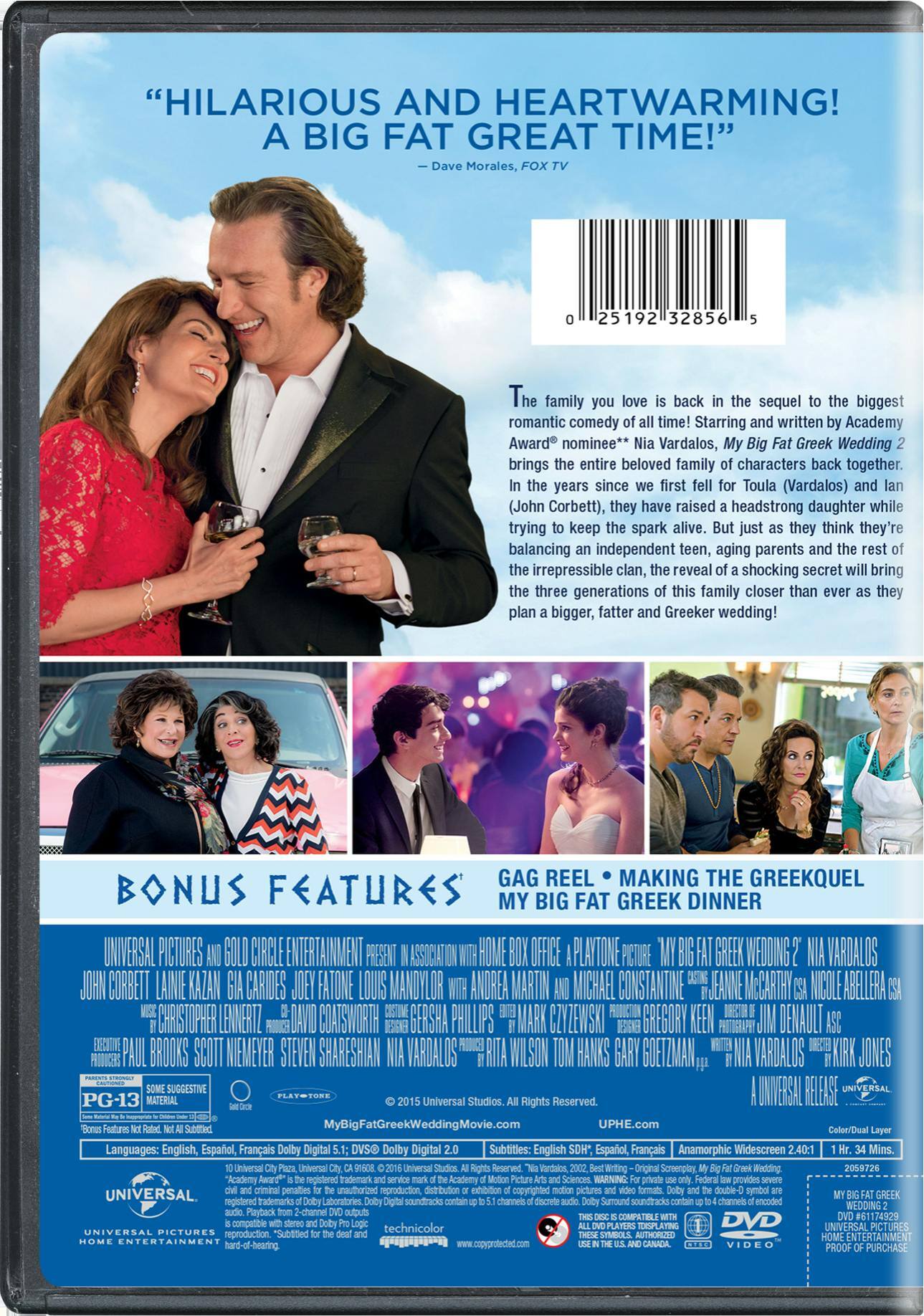 Angle. My Big Fat Greek Wedding 2 [DVD].