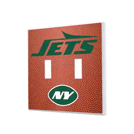 Keyscaper - Football Design Double Toggle Light Switch Plate - Multicolor