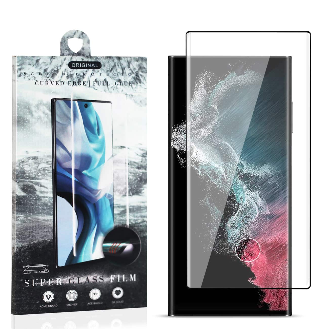 Reiko - Scratch Resistant Screen Protector For Samsung Galaxy Ultra 5G - Clear