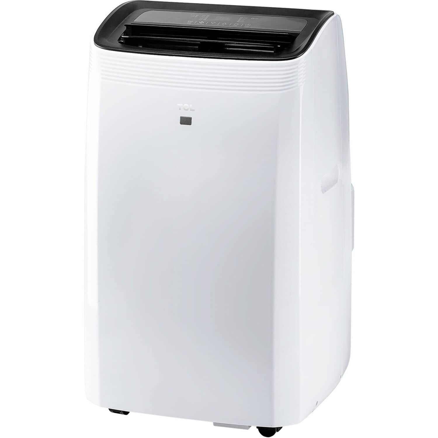 Front. TCL - 350 Sq. Ft. Smart Portable Air Conditioner - White.