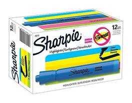 Sharpie - Tank Highlighter, Chisel Tip, Dozen - Fluorescent Blue