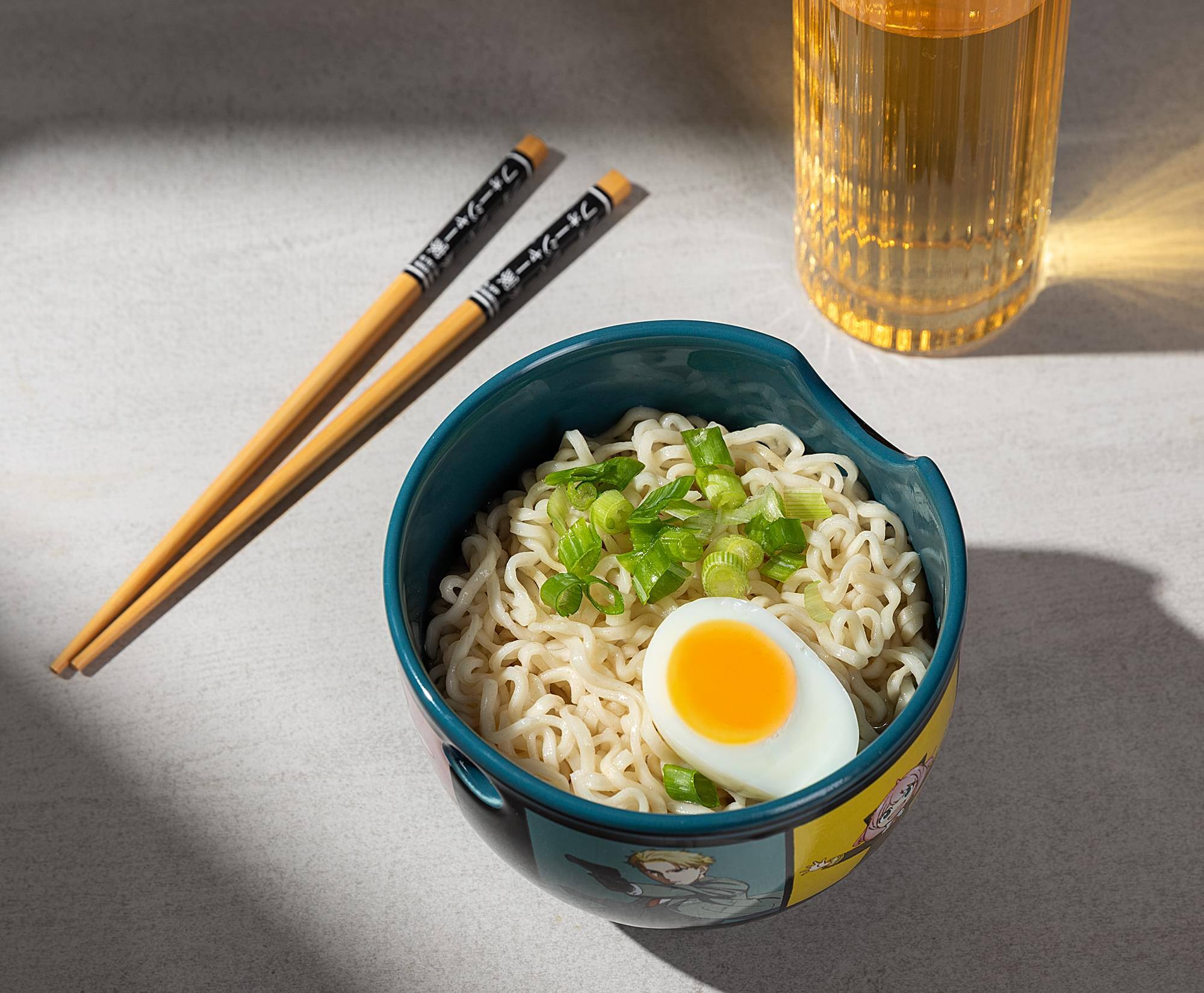 Alt View 5. Silver Buffalo - Spy x Family Character Grid 20-Ounce Ceramic Ramen Bowl and Chopstick Set - Multi-Colored.