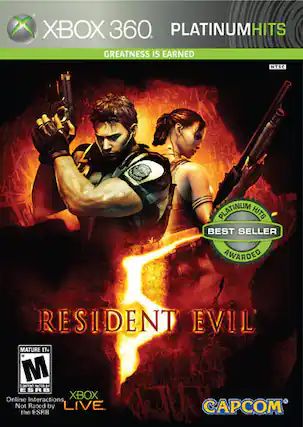 Front. Capcom - Resident Evil 5 Platinum Hits - Multi. - M (Mature 17+)