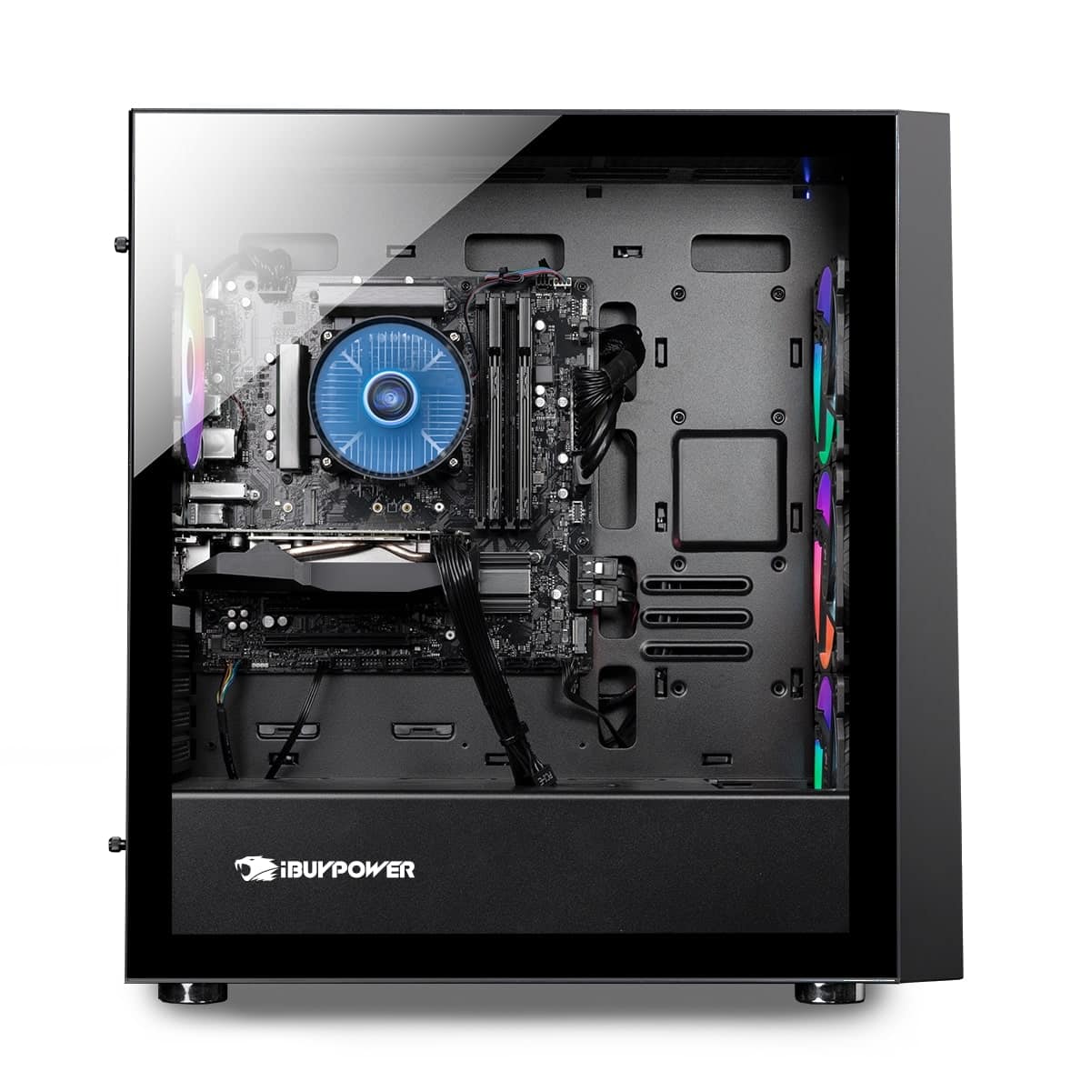 Best Buy: iBUYPOWER Slate MR Gaming Desktop AMD Ryzen 5 5600X 16GB Memory  AMD Radeon RX 6600 XT 8GB 480GB SSD + 1TB HDD Black SlateMR230A