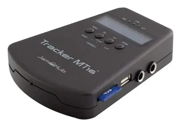 Front. Unbranded - Tracker MT16 Multitrack Audio Recorder - Black.