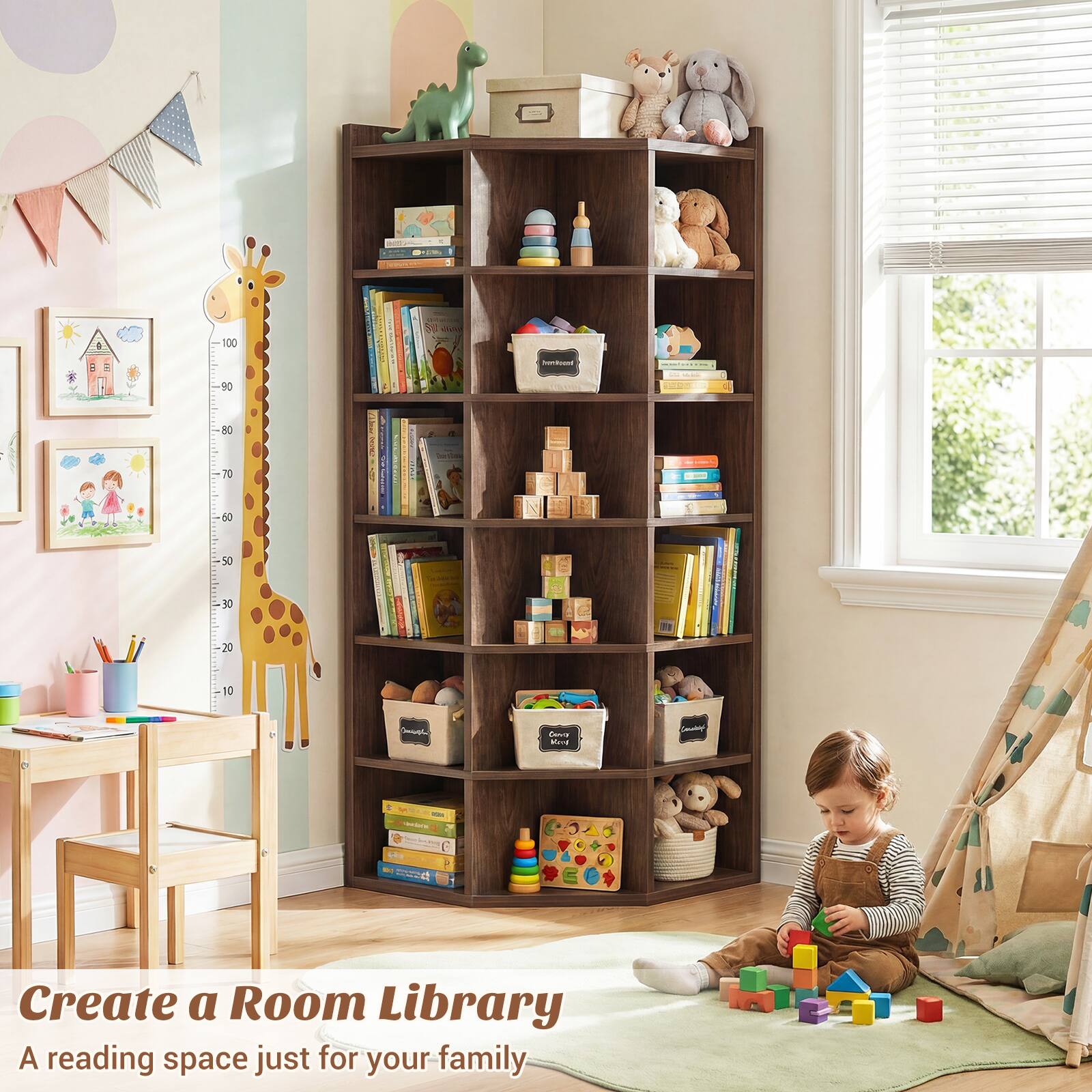 Create a Room Library  
A reading space just for your family.