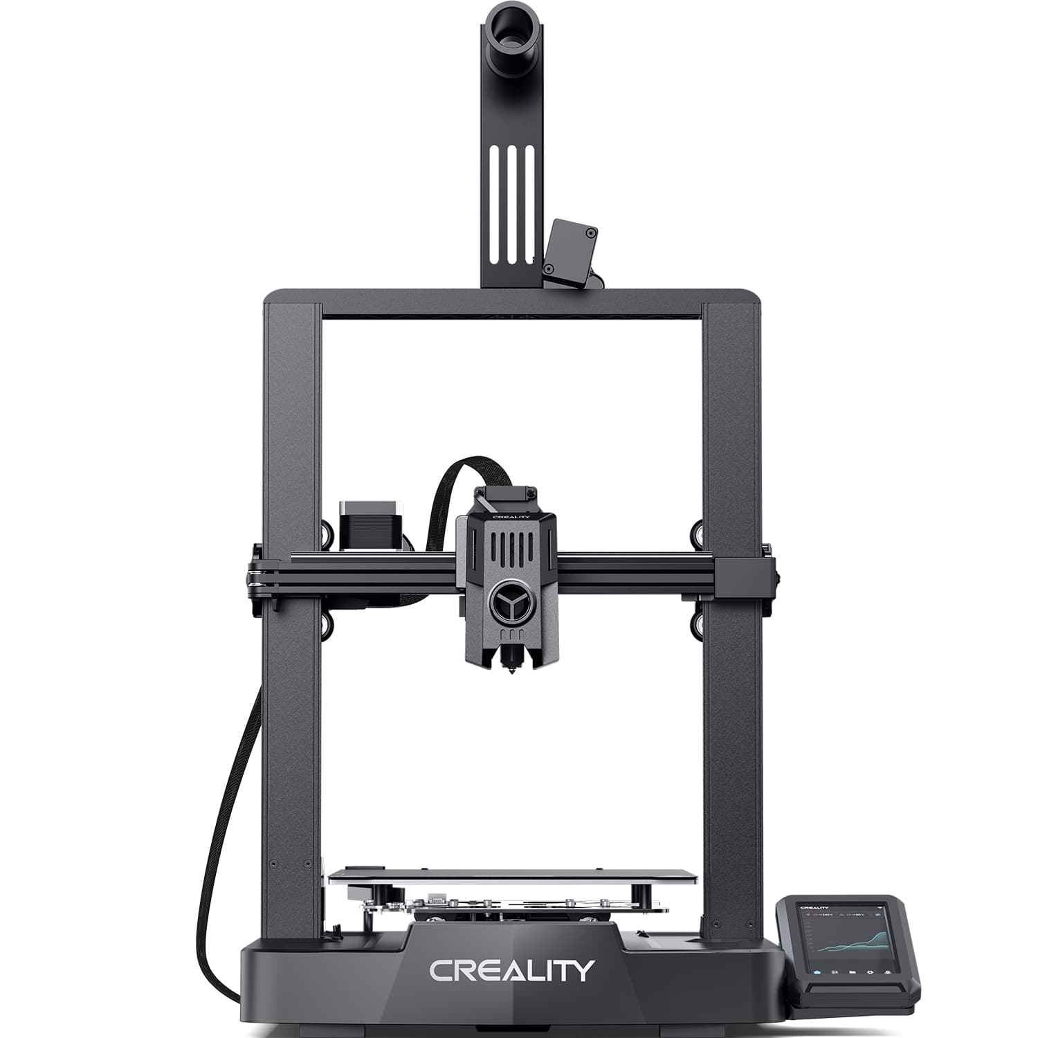 Alt View 1. Creality - Ender-3 V3 KE 3D Printer Basic Combo - Black.