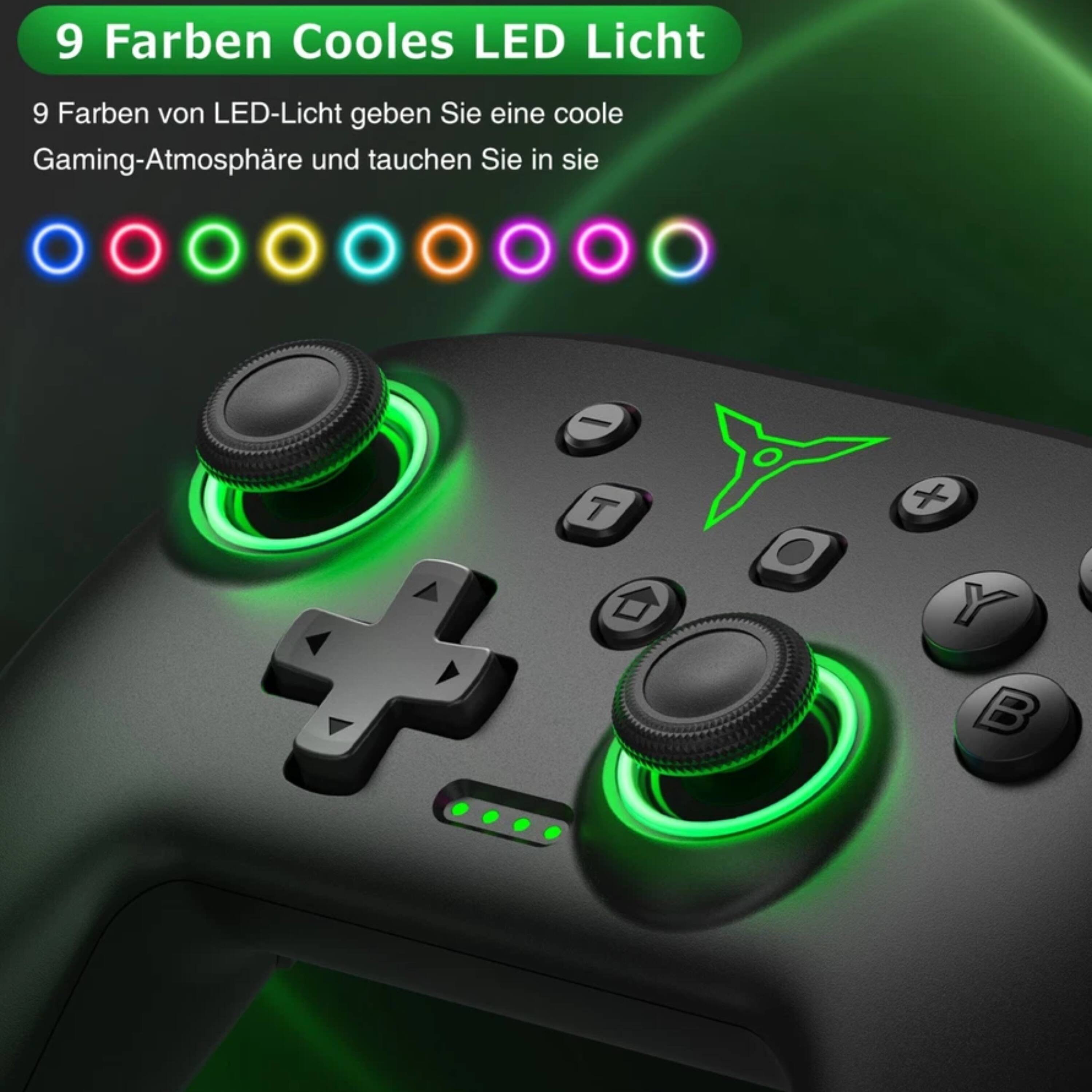 9 Farben Cooles LED Licht

9 Farben von LED-Licht geben Sie eine coole Gaming-Atmosphäre und tauchen Sie in sie ein.