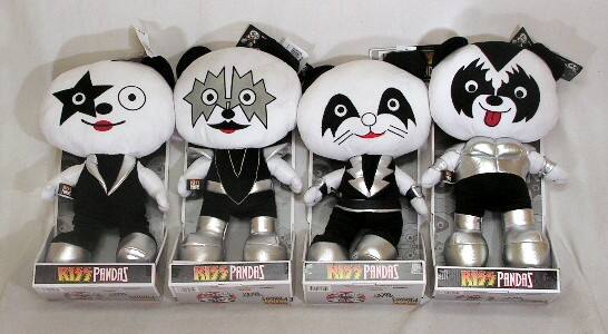 KISS ぬいぐるみ 4体セット Hasbro Complete Set of 4 KISS Pandas For the Adult Collector Multi