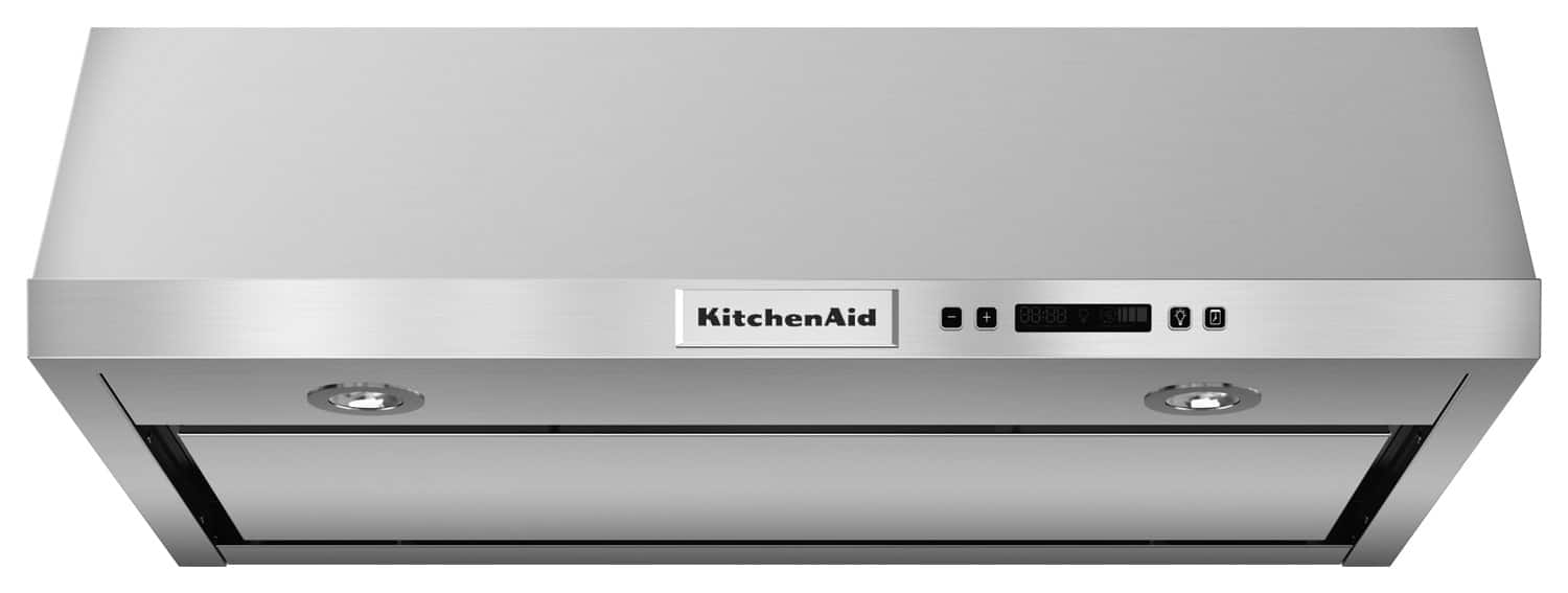 KitchenAid - 36 inches - Convertible - Under cabinet Range Hood - Stainless Steel - Front_Zoom