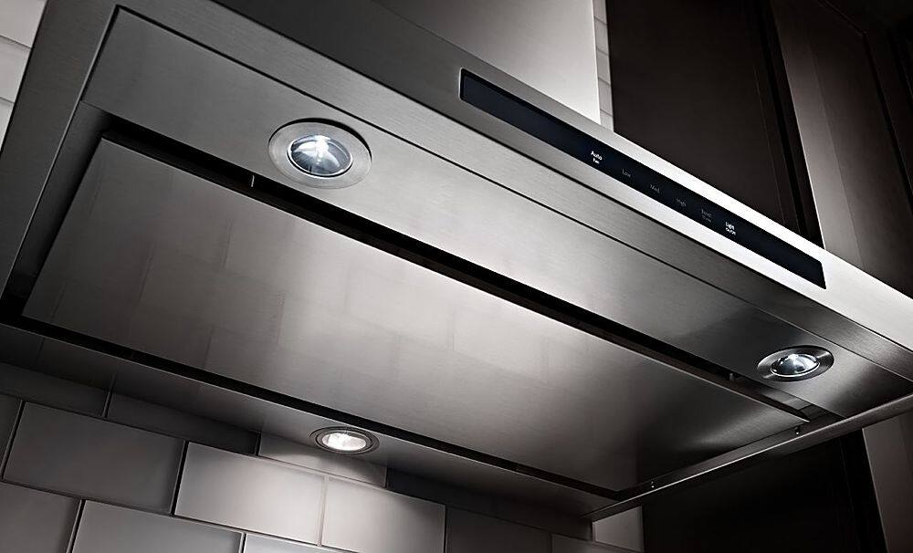 Alt View 13. KitchenAid - 30" Convertible Range Hood - Stainless steel.