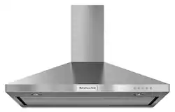 KitchenAid - 36 inches - Convertible - Wall Range Hood - Stainless Steel - Front_Zoom