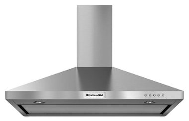KitchenAid - 36" Convertible Range Hood - Stainless steel - Front_Zoom