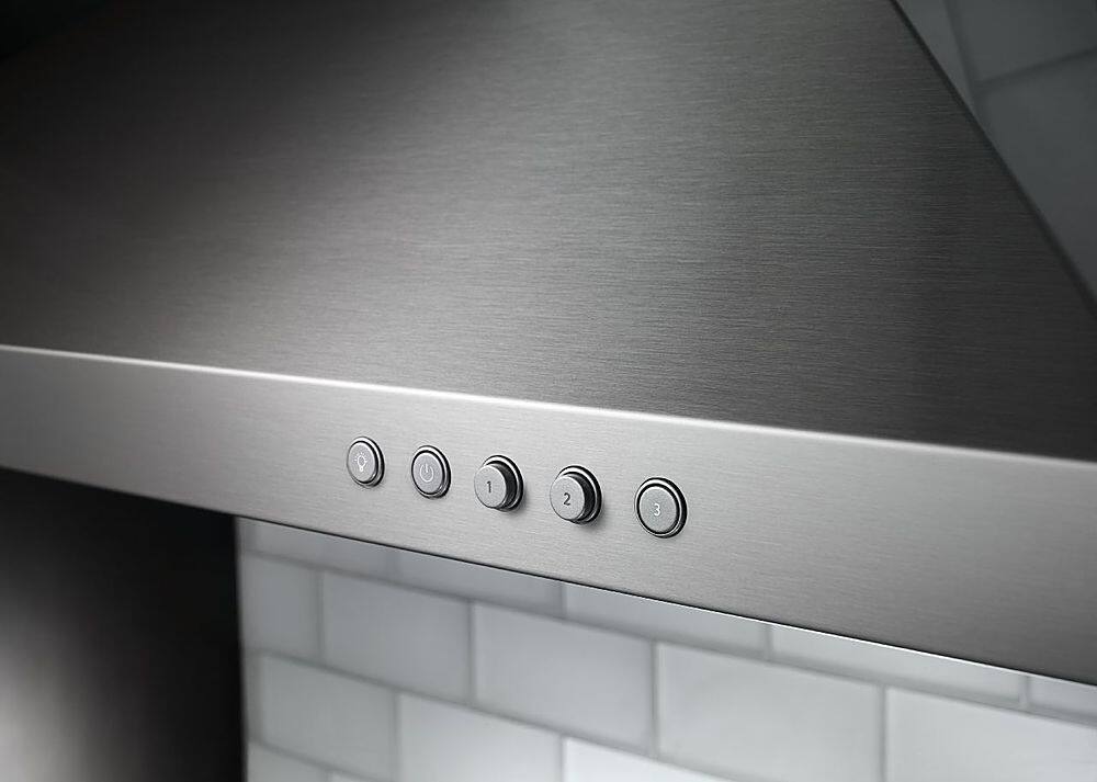 Alt View 13. KitchenAid - 36" Convertible Range Hood - Stainless steel.