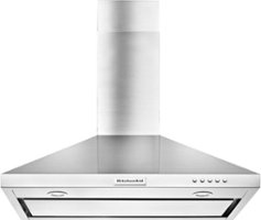 KitchenAid - 30" Convertible Range Hood - Stainless Steel - Front_Zoom