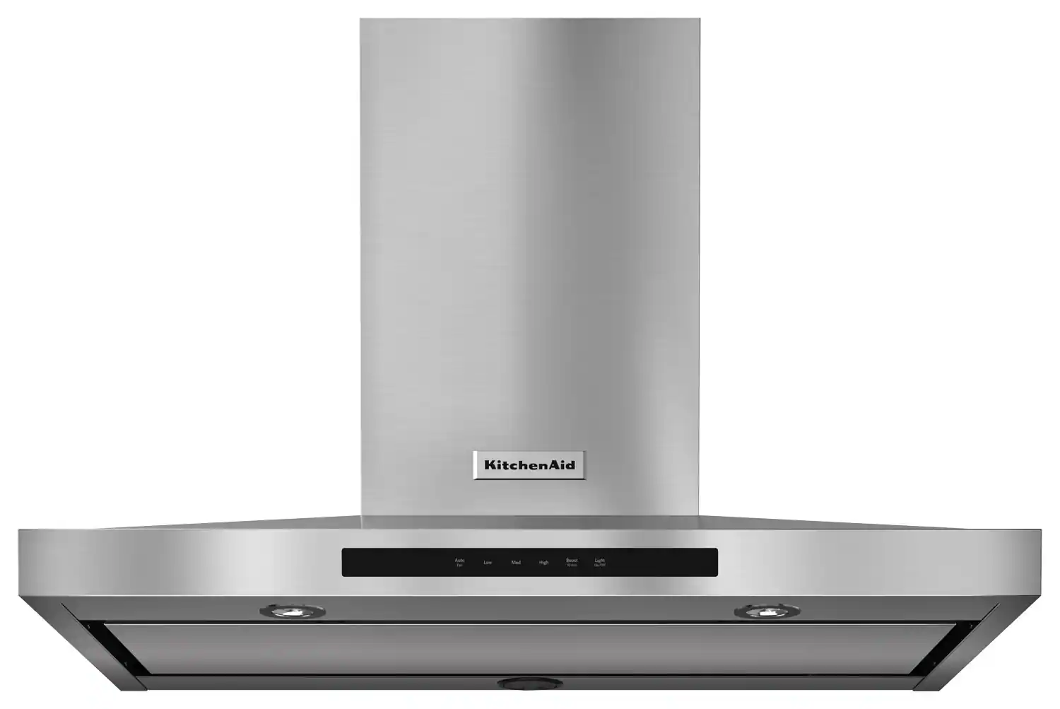 Front. KitchenAid - 36" Convertible Range Hood - Stainless steel.
