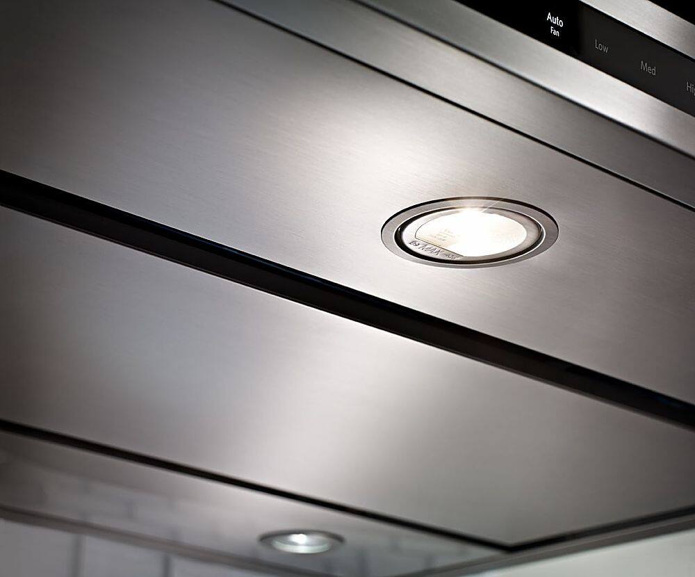 Alt View 14. KitchenAid - 42" Convertible Range Hood - Stainless steel.
