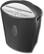 Left. Dynex™ - 8-sheet Diamond-Cut Paper Shredder - Black, Silver.