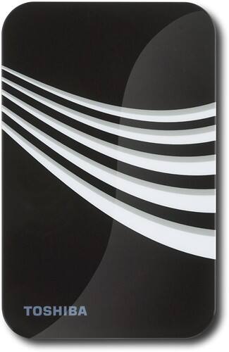 Front Standard. Toshiba - 500GB External USB 2.0 Portable Hard Drive.