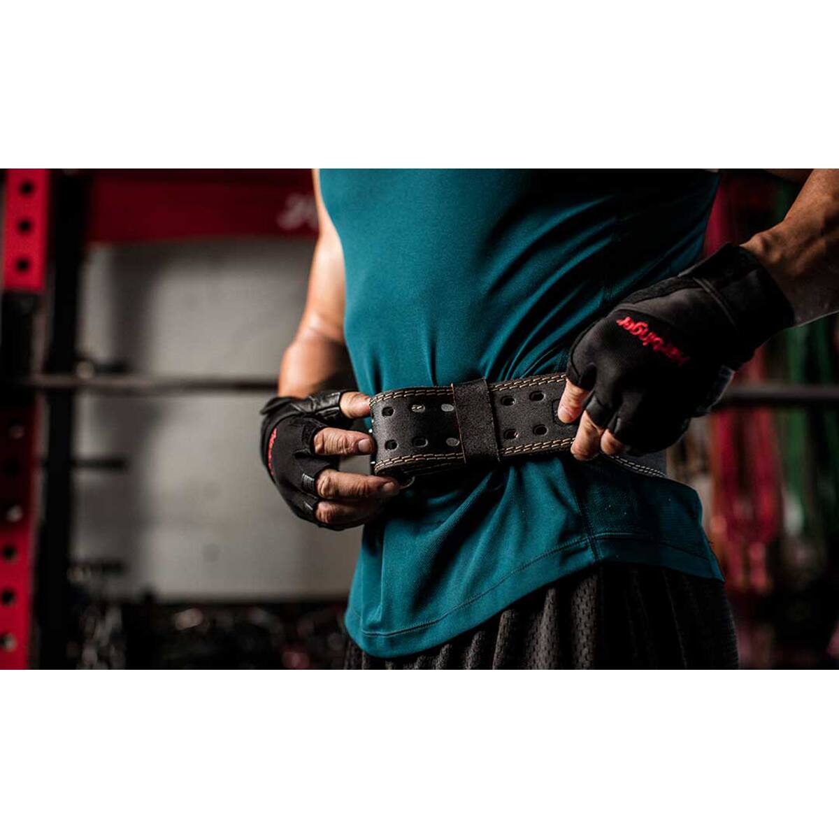 Alt View 4. Harbinger - Harbinger 4" Padded Leather Weight Lifting Belt - XL - Black.