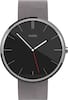 Motorola - Moto 360 23mm Smartwatch for Android Devices 4.3 or Higher - Stone Leather-Front_Standard