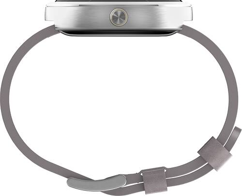 Alt View 2. Motorola - Moto 360 23mm Smartwatch for Android Devices 4.3 or Higher - Stone Leather.