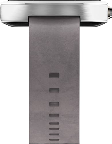 Alt View 3. Motorola - Moto 360 23mm Smartwatch for Android Devices 4.3 or Higher - Stone Leather.