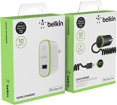 Front Standard. Belkin - Home and Vehicle Chargers for Select Apple® iPad®, iPhone®, and iPod® Models.