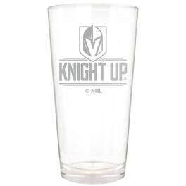 Great American Products - Vegas Golden Knights Etched 16oz. Rally Cry Pint Glass - Multicolor