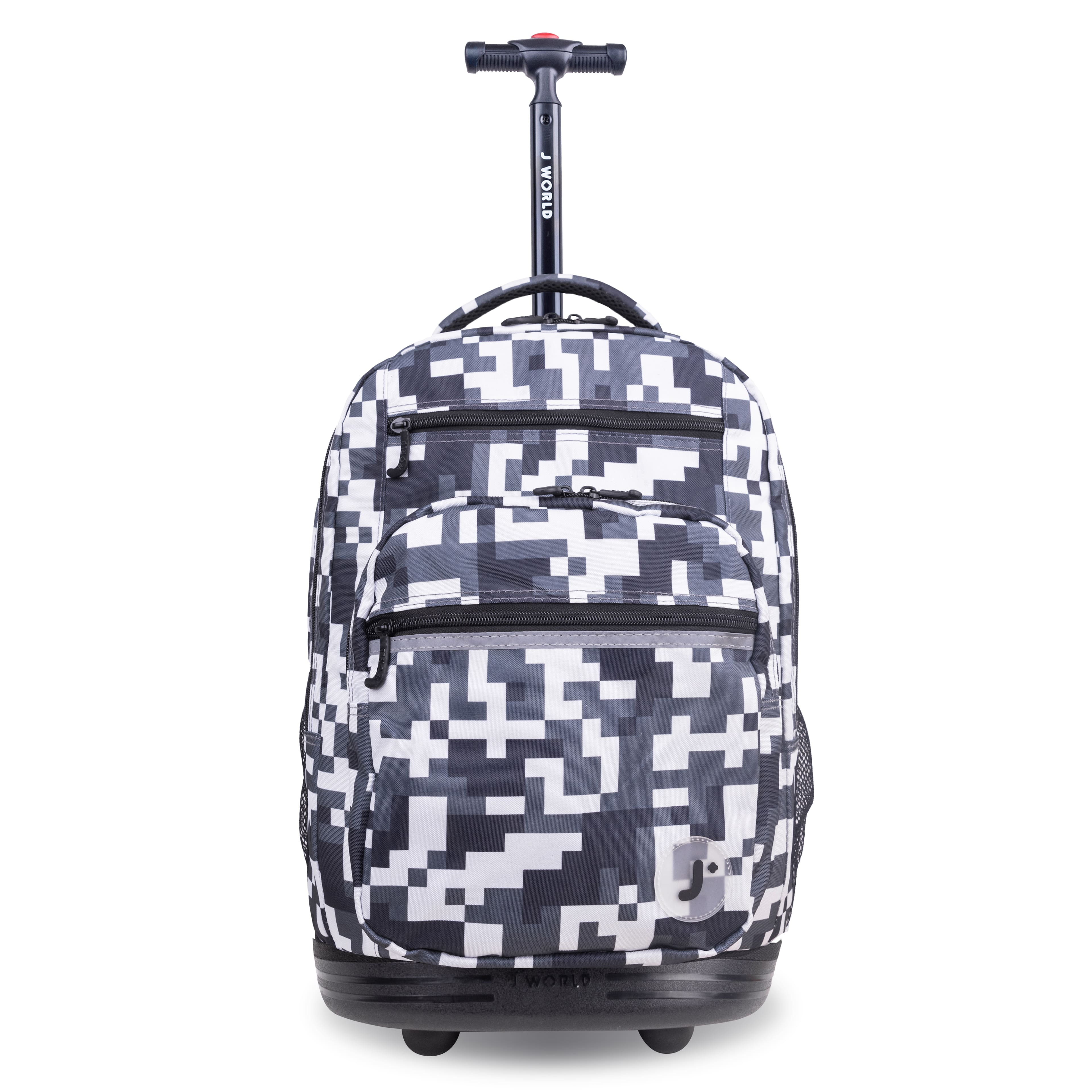 J World - Unisex Sundance 20" Rolling Backpack with Laptop Sleeve for School and Travel - CAMO