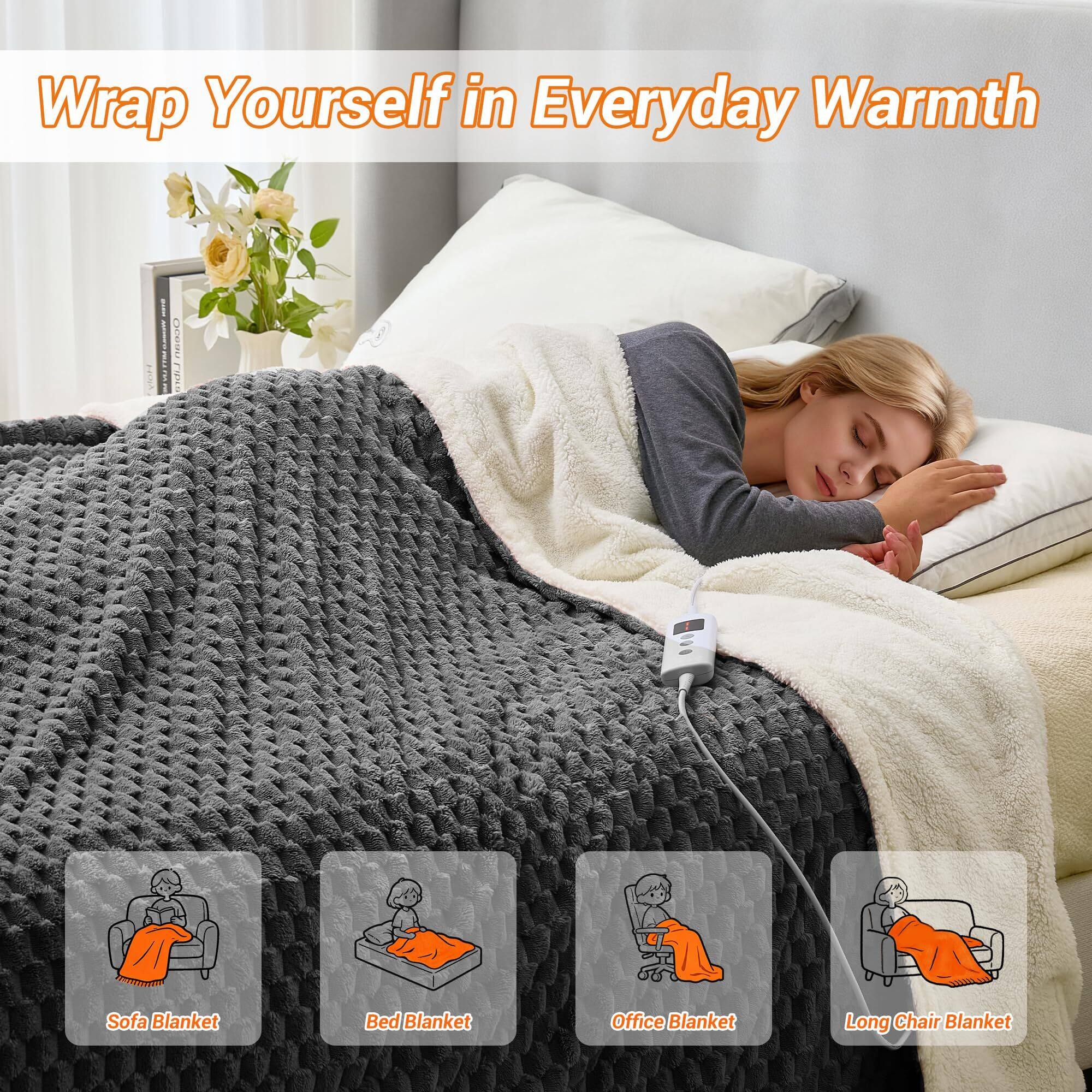 Wrap Yourself in Everyday Warmth

- Sofa Blanket
- Bed Blanket
- Office Blanket
- Long Chair Blanket