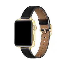 Posh Tech - Carmen Patent Leather Band for Apple Watch - Black