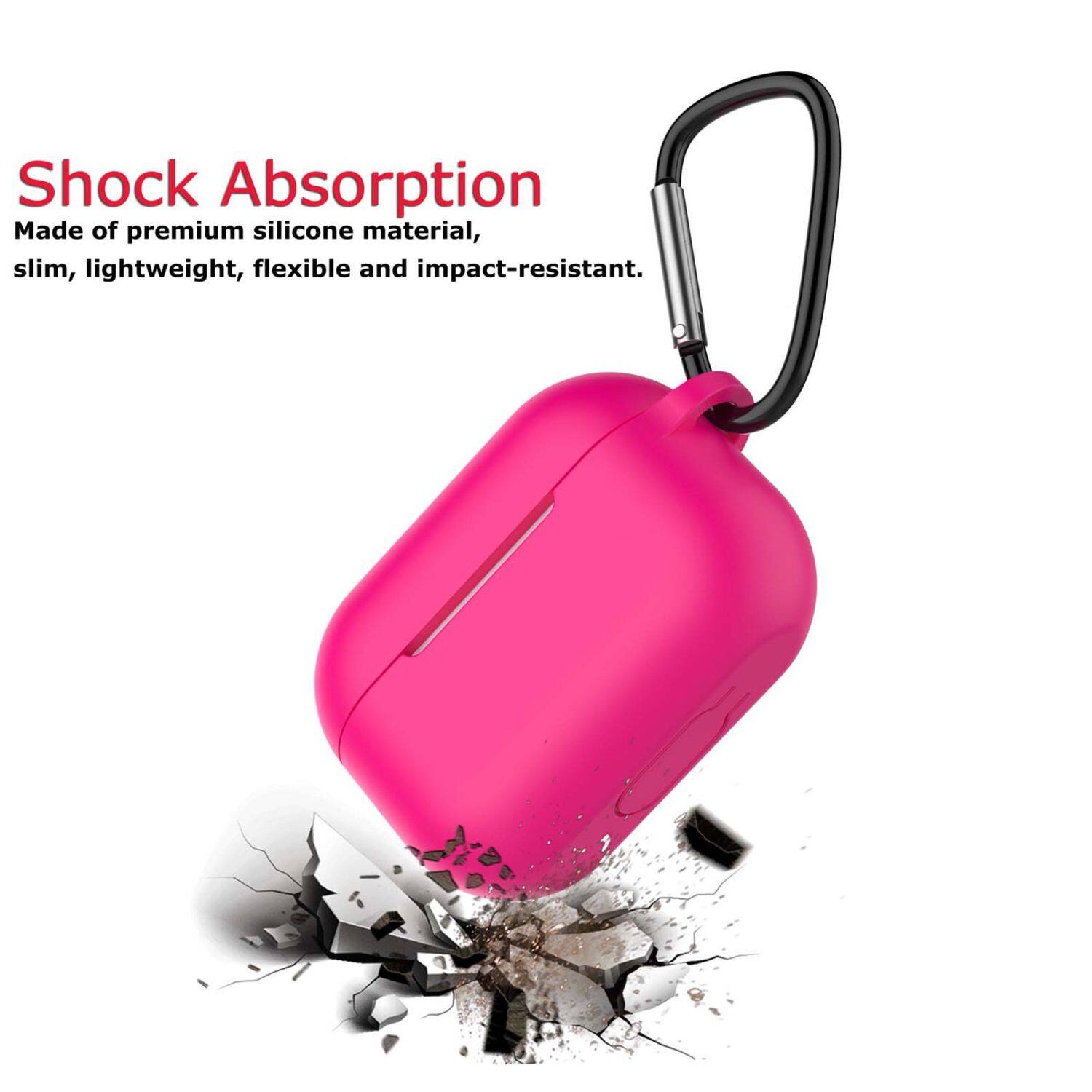 Shock Absorption  
Made of premium silicone material, slim, lightweight, flexible and impact-resistant.