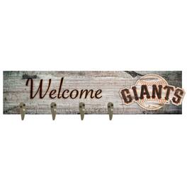 Fan Creations - San Francisco Giants 24" x 6" Mounted Coat Hanger - Multicolor