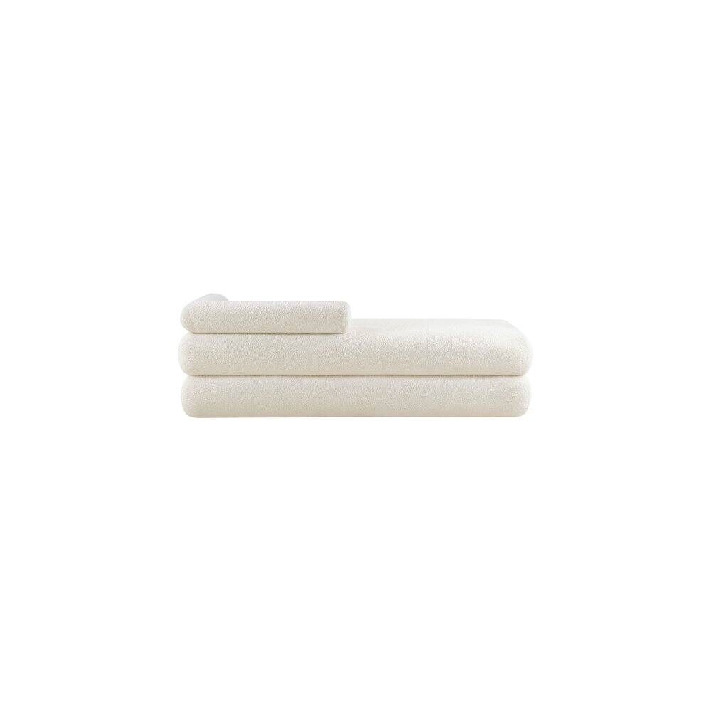 Alt View 4. Meridian Furniture - Kennedy Cream Faux Shearling Teddy Fabric Bench - Beige.