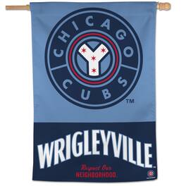 WinCraft - Chicago Cubs 28'' x 40'' City Connect Vertical Banner - Multicolor