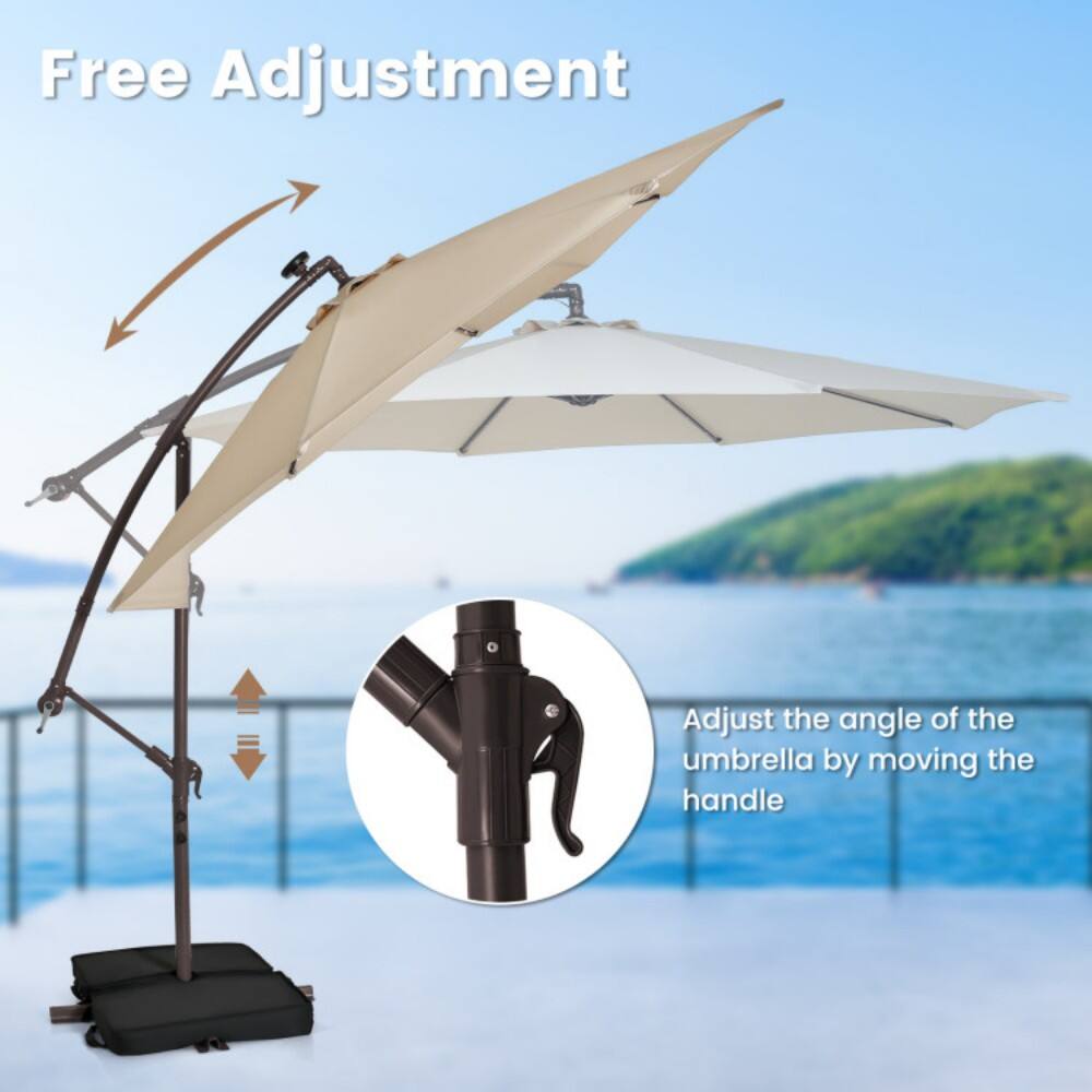 Free Adjustment

Adjust the angle of the umbrella by moving the handle