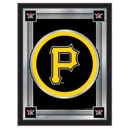 Holland Bar Stool Co. - Pittsburgh Pirates 17" x 22" Logo Wall Mirror - Multicolor