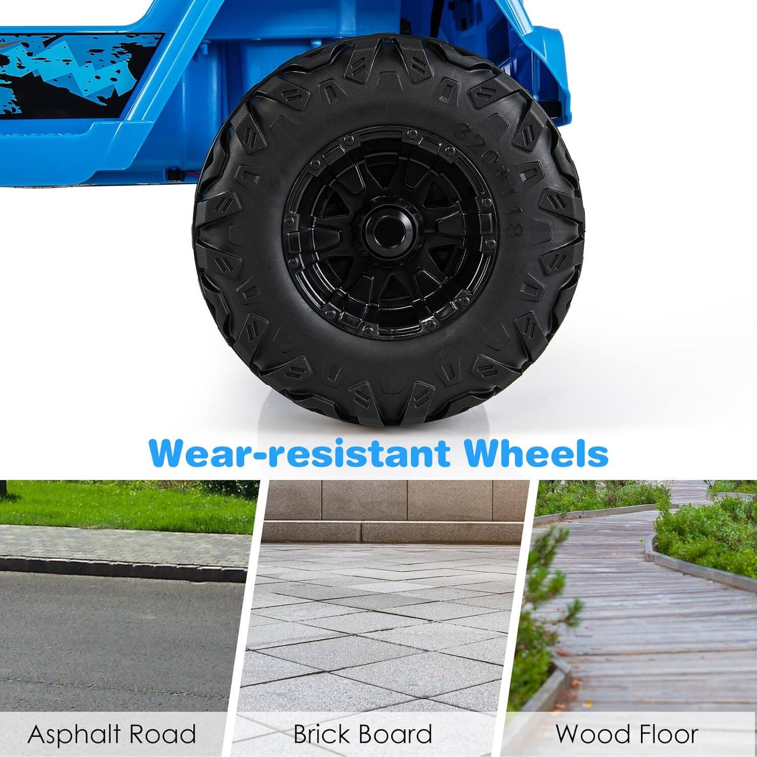 Wear-resistant Wheels

Asphalt Road  
Brick Board  
Wood Floor