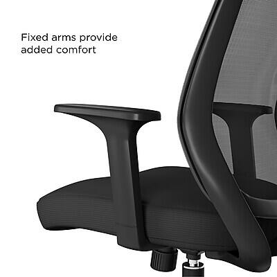 Staples Hyperflex Chair Staples Essentials Ergonomic Fabric Swivel Task Chair, (UN56947) Black ...
