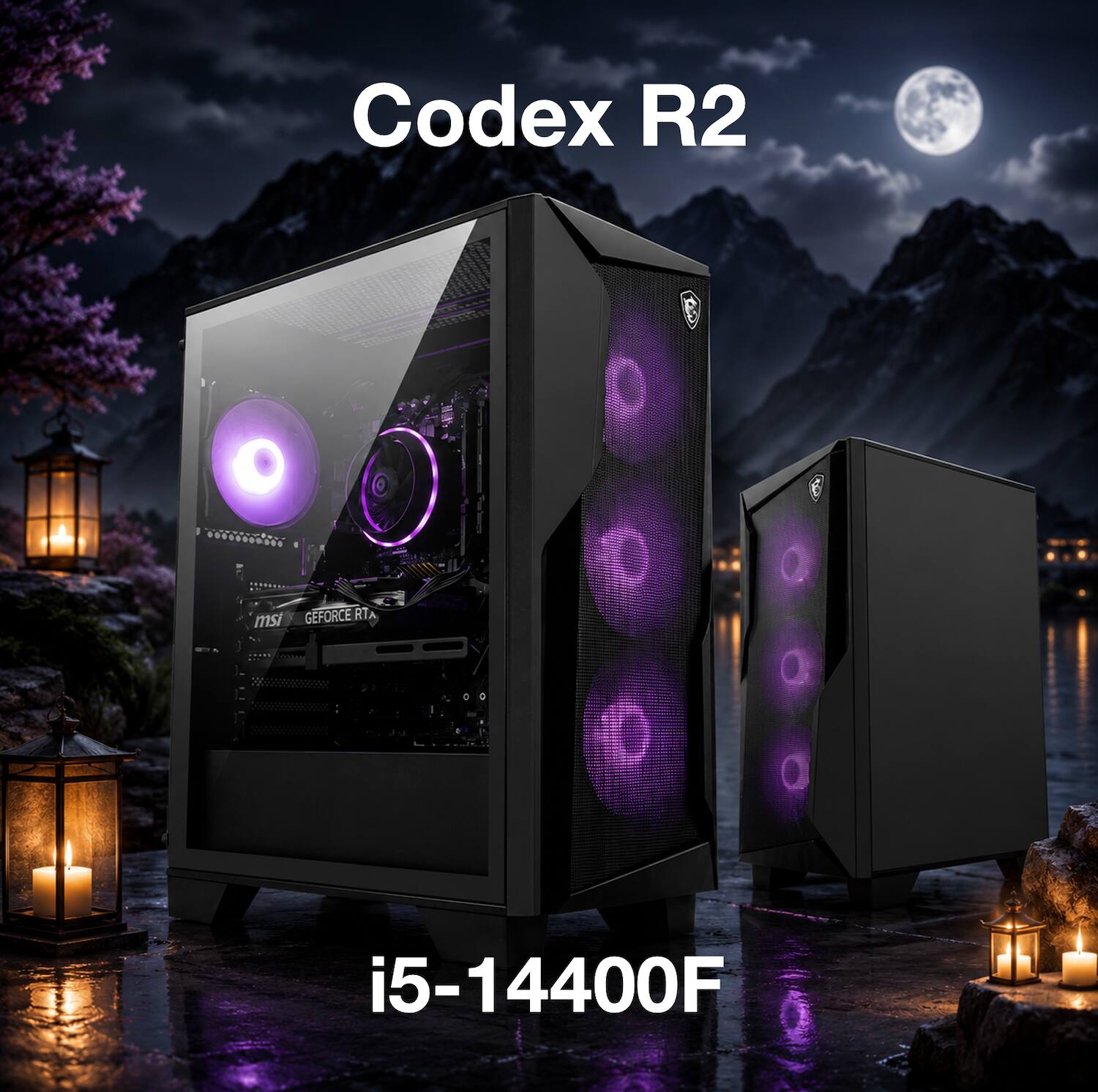 Codex R2  
MSI GEFORCE RTX 200  
i5-14400F
