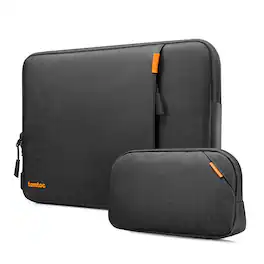 tomtoc - Defender-A13 360° Protective Recycled Laptop Sleeve Set for 14 inch MacBook Pro M4/M3/M2/M1 Pro/Max 2024-2021 - Black