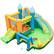 Front. Costway - Inflatable Water Slide Kids Blow up Pool Park Climbing Wall without Blower - Multicolor.